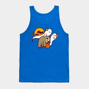 Cute Halloween Sloth Tank Top